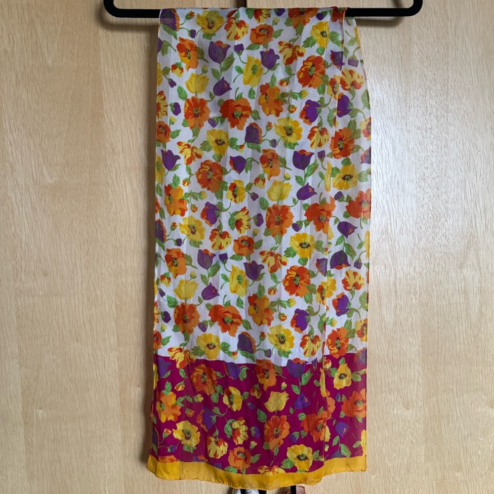 floral scarf
